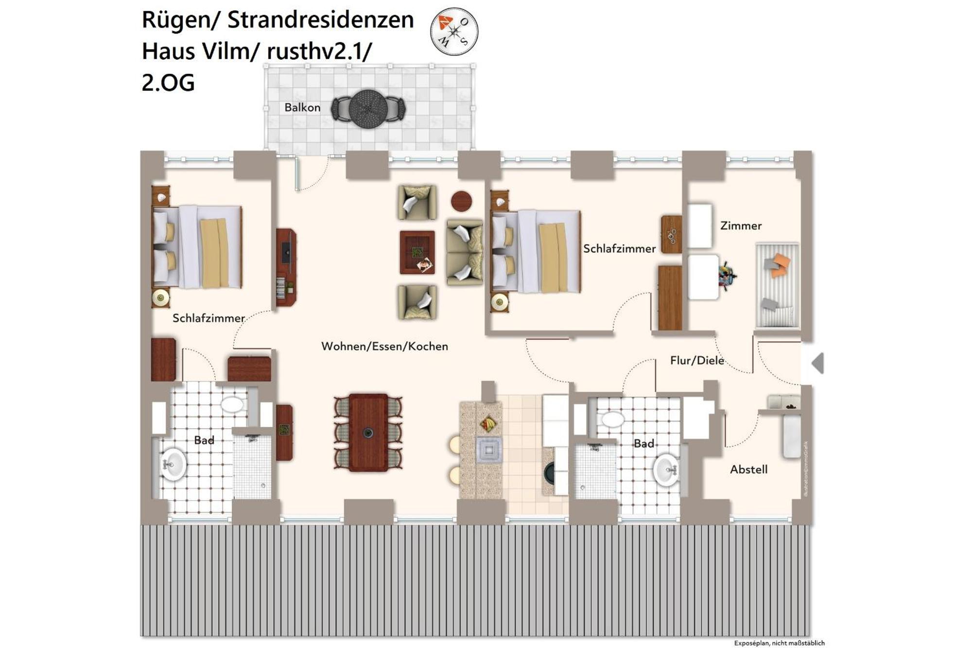 Strandresidenzen Strandresidenzen Haus Vilm 2 1 Apartment